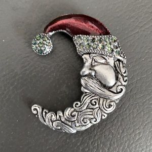 Vintage Solid Pewter Brooch!!! … OTC signed piece!